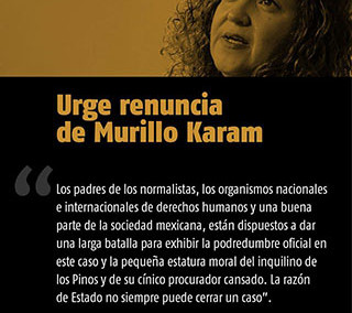 Urge renuncia de Murillo Karam