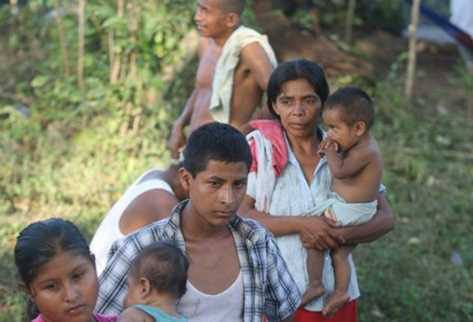 Bebé de 5 meses muere deshidratada en el campamento de refugiados guatemaltecos