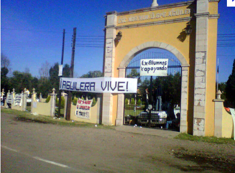 Escuela Normal Rural José Guadalupe Aguilera Foto: Milenio