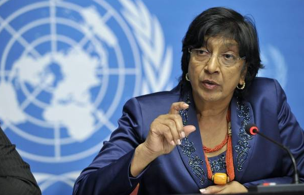 Navi Pillay, alta comisionada de la ONU para los Derechos Humanos