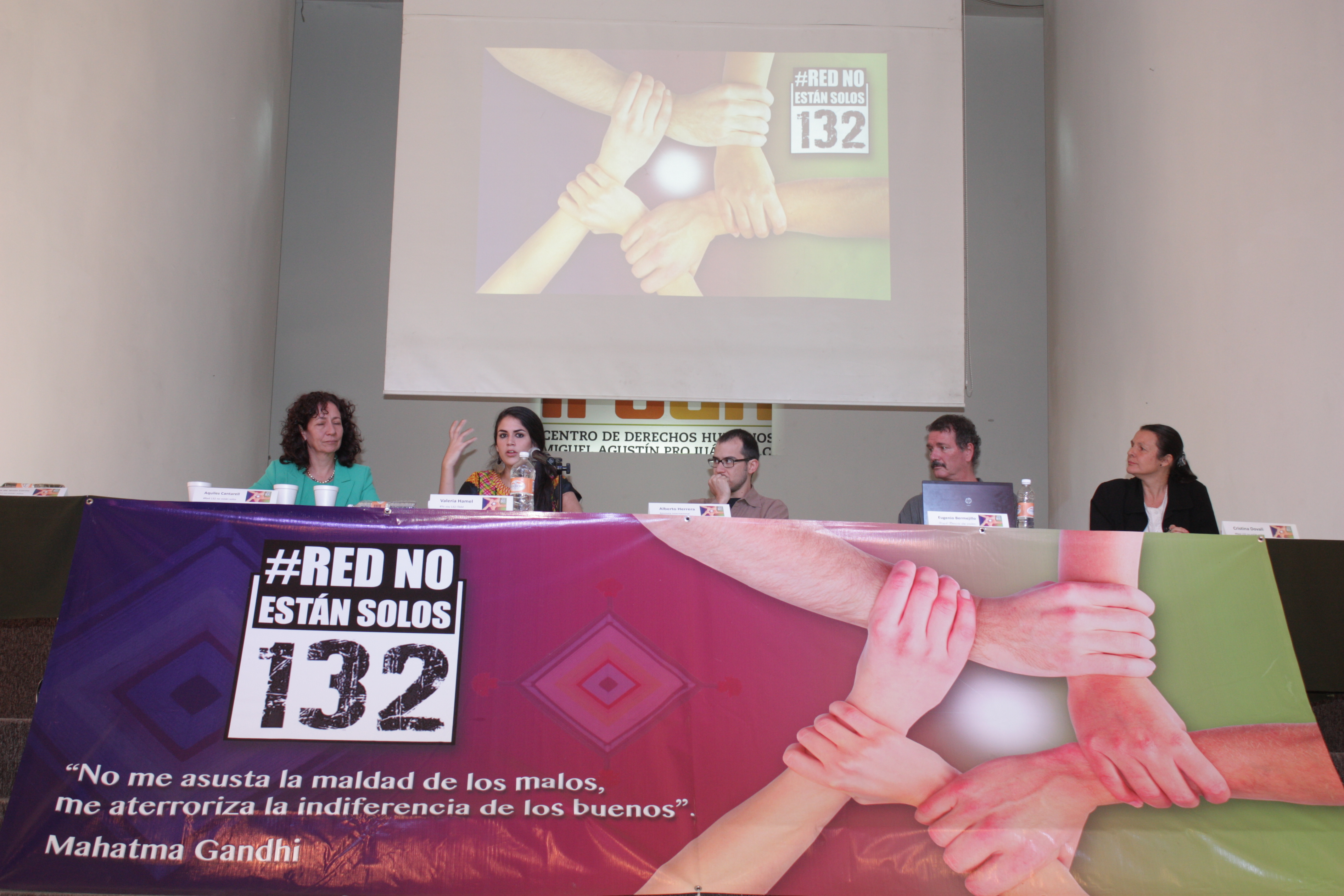 Conferencia Red no están sólos #YoSoy132 / Foto: Miguel Maestro
