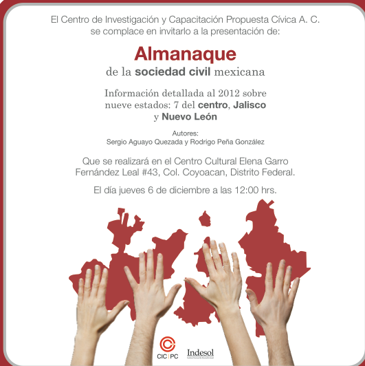 Presentación de Almanaque de la Sociedad Civil Mexicana