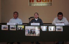 Aspecto de la Conferencia de la Red Década contra la Impunidad en el Centro Prodh / Foto: Narce Santibañez