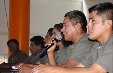 Imagen de la CRAC-PC durante la presentación de sus actuales coordinadores. Con el micrófono Elíseo Villar Castillo 