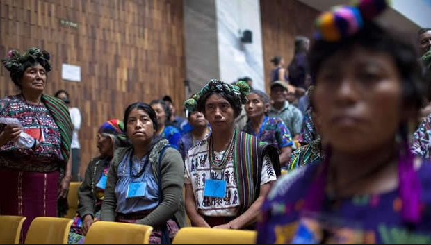 Mujeres indígenas guatemaltecas en la Corte