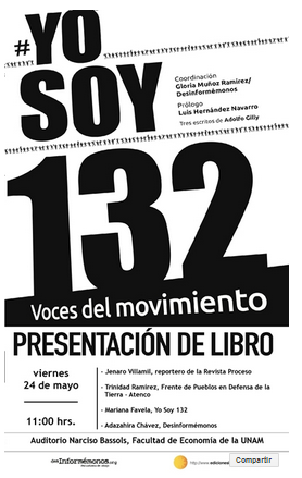 Presentación del libro #YoSoy132, Voces del movimiento