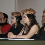 Aspectos conferencia de prensa del Colectivo Carnaval del Maíz/Foto: Centro Prodh