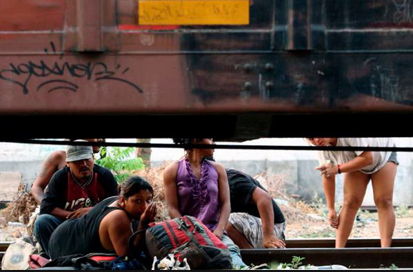 Migrantes que cruzan territorio mexicano/Foto: Somos migrantes