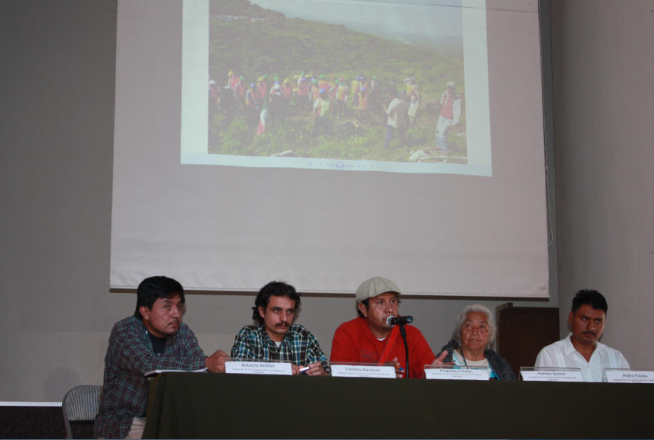 Integrantes de Frentes Unidos en Defensa de Tepoztlán/Foto: Centro Prodh