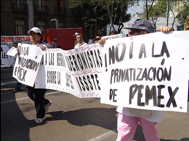 No la privatización de Pemex/Foto: César Martínez