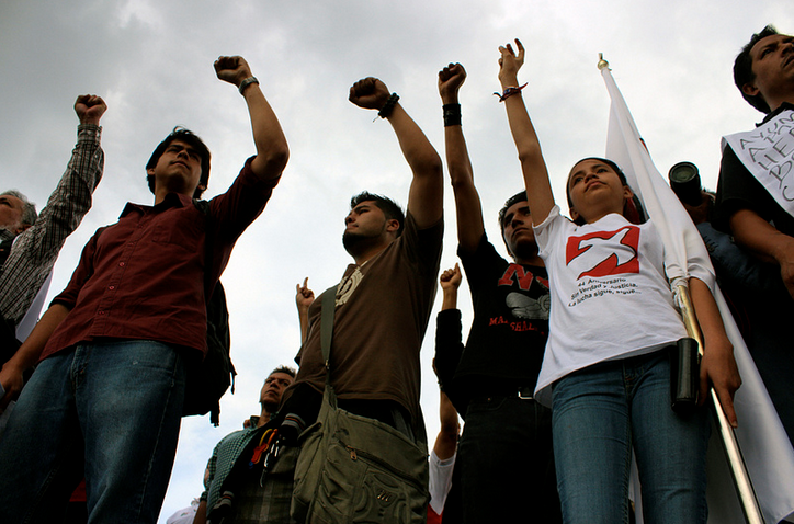 Protesta social en México/Foto: César Martínez