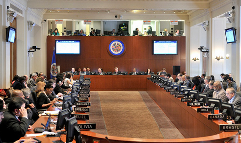 Sesión ordinaria del Consejo Permanente de la OEA| Imagen retomada de Mundiario