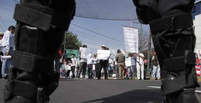 Manifestaciones en Guerrero, foto de archivo.