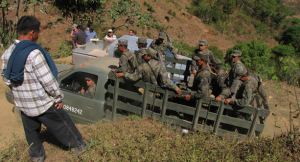 En la sierra de Guerrero, al sur de México, hay una fuerte presencia militar | Foto: Tlachinollan