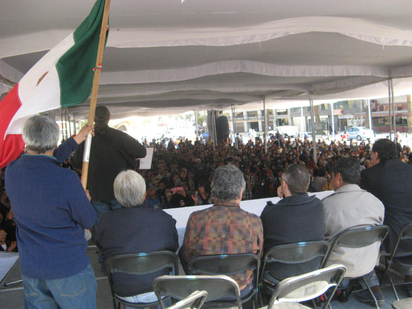 Congreso Popular en el Monumento a la Revolución | Foto: Simón Hernández
