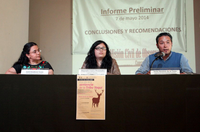 Presentación de informe preliminar | Foto: Alina Vallejo