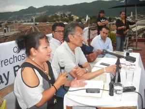 Presentación del informe | Foto: Radio Zapatista