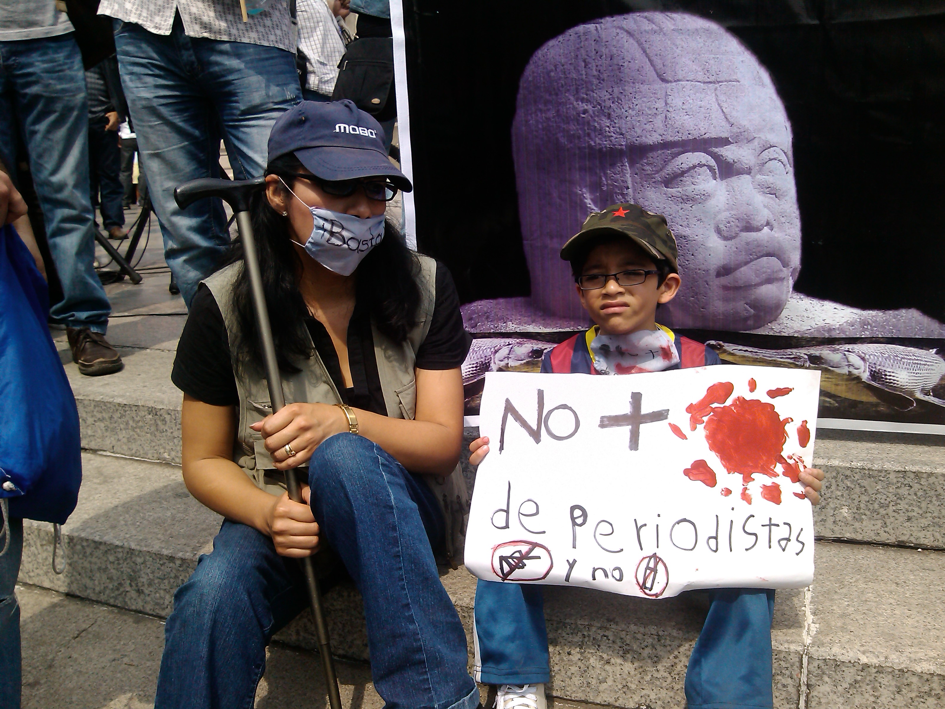 "No + sangre de periodistas" | Foto: Olivia Vázquez Herrera