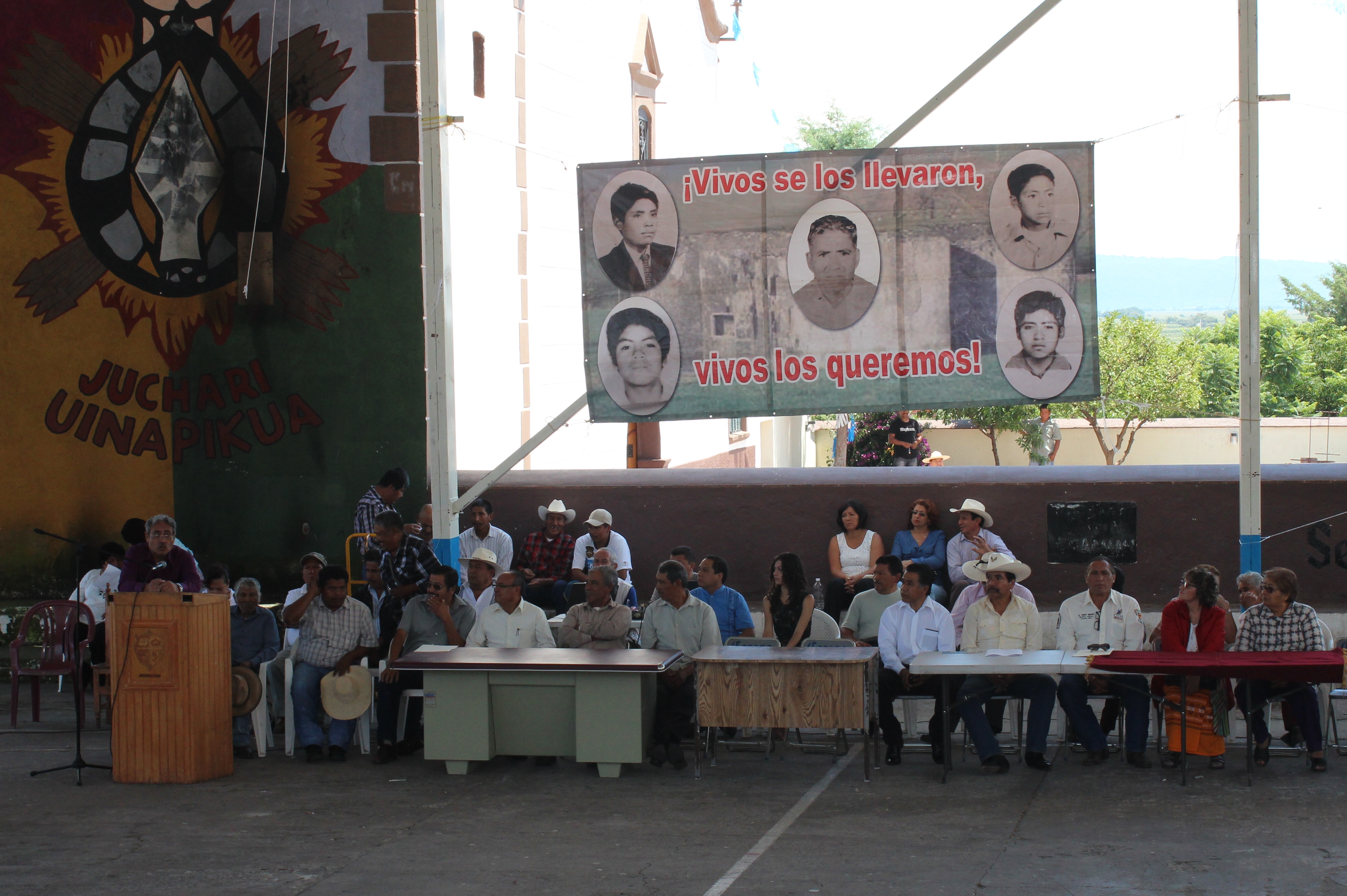 Conmemoración por la desaparición forzada de la familia Guzmán Cruz | Foto: Narce Santibañez