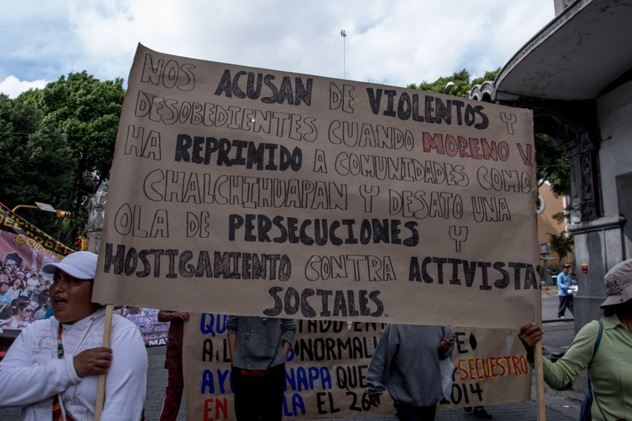 Salen a las calles para exigir la libertad de presos | Foto: Marlene Martínez/LadoB