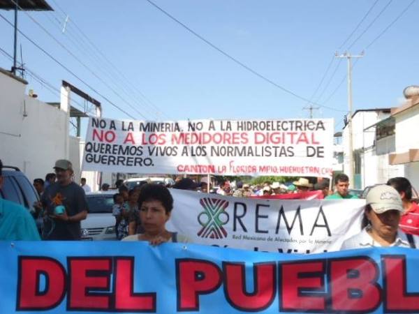 Protesta en Tapachula, contra hidroeléctricas | Foto: CheleTV