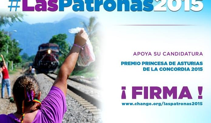 Solicitud de apoyo a candidatura de Las Patronas a Premio Princesa de Asturias