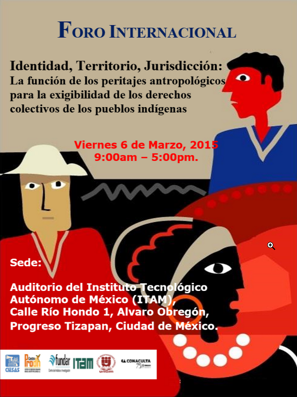 Invitación a Foro Internacional sobre peritajes antropológicos