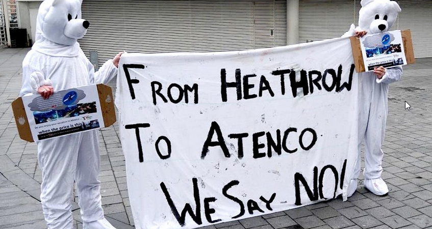 Solidaridad desde Heathrow hasta Atenco
