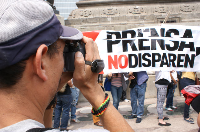 Protesta de periodistas - Manu Ureste