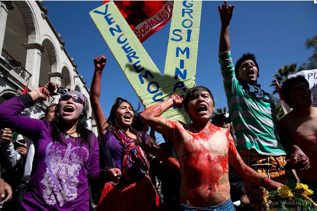 Escalan protestas contra mina de Grupo México en Perú