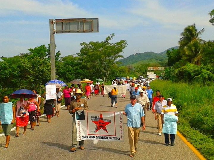 Campesinos y pescadores de la Sierra y Costa de Chiapas marchan contra los proyectos minero-energéticos