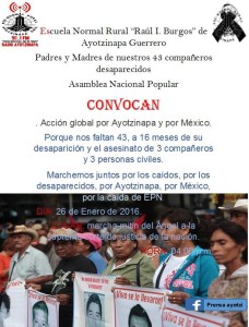 Acción Global por Ayotzinapa