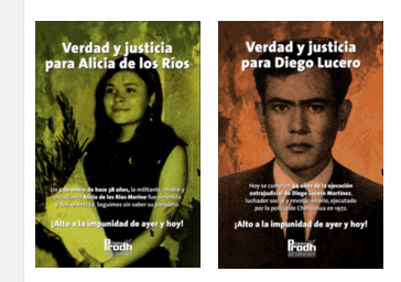 Un año más sin justicia para Diego Lucero y Alicia de los Ríos