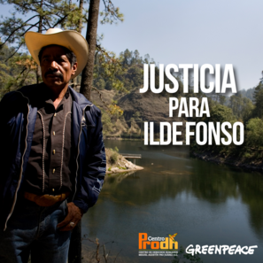 Firmas por la libertad de Ildefonso y presentación de libro por Ayotzinapa