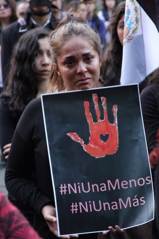 Marcha del silencio por feminicidios en Puebla