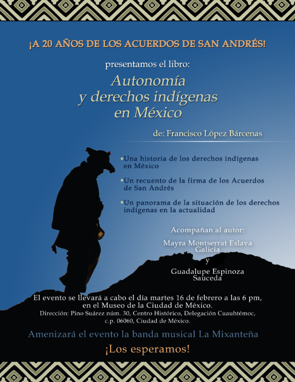Presentación de libro «Autonomía y derechos indígenas en México»