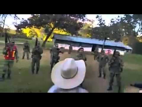 Video:  Protestan en Chiapas contra el Ejército méxicano
