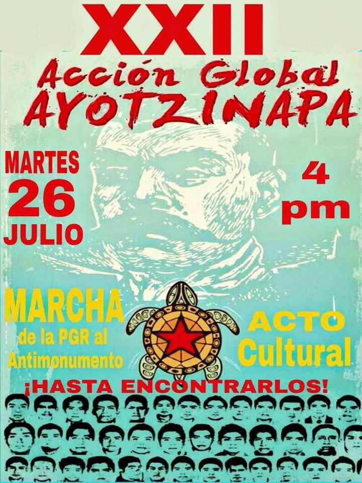 XXII Marcha por Ayotzinapa