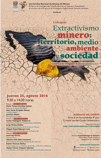 Coloquio sobre extractivismo minero