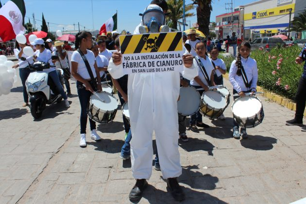 Manifestación contra la planta | Foto: César Rosas