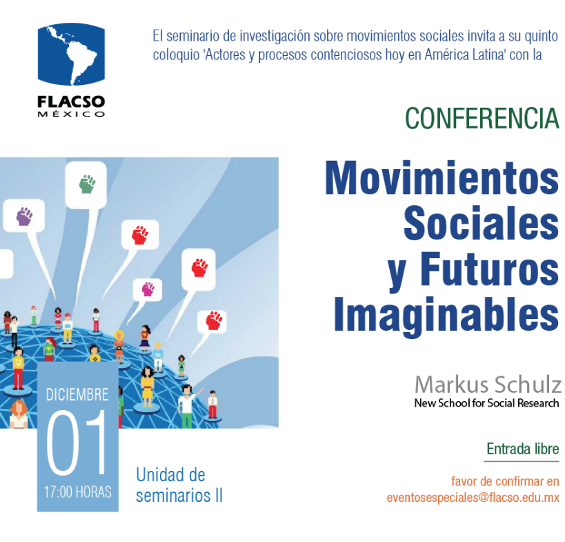 Conferencia «Movimientos sociales y futuros imaginables»