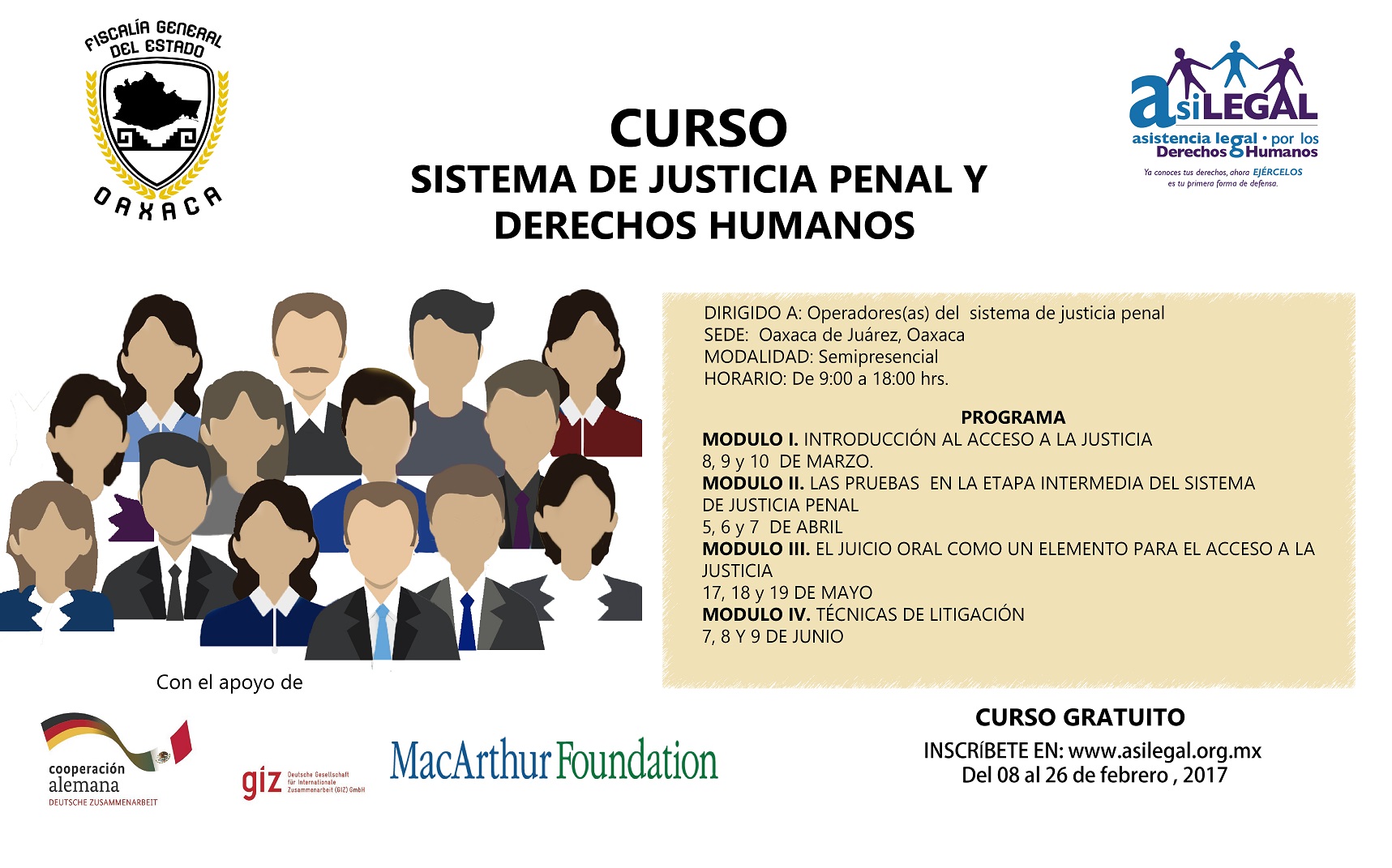 CURSO: Sistema de justicia penal y derechos humanos