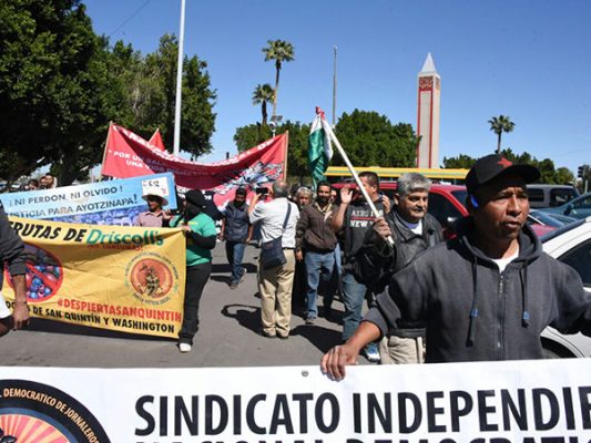 Jornaleros de San Quintin inician marcha hacia CDMX para denunciar precariedad laboral