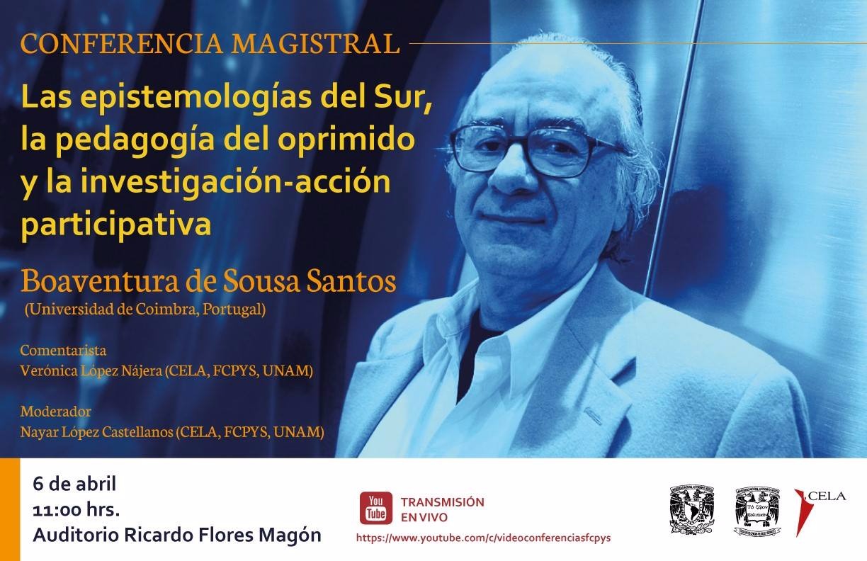 Conferencia magistral de Boaventura de Sousa Santos