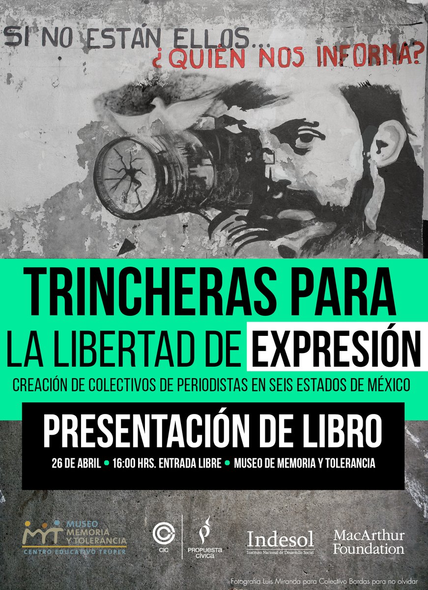 Presentación del libro: Trincheras para la libertad de expresión