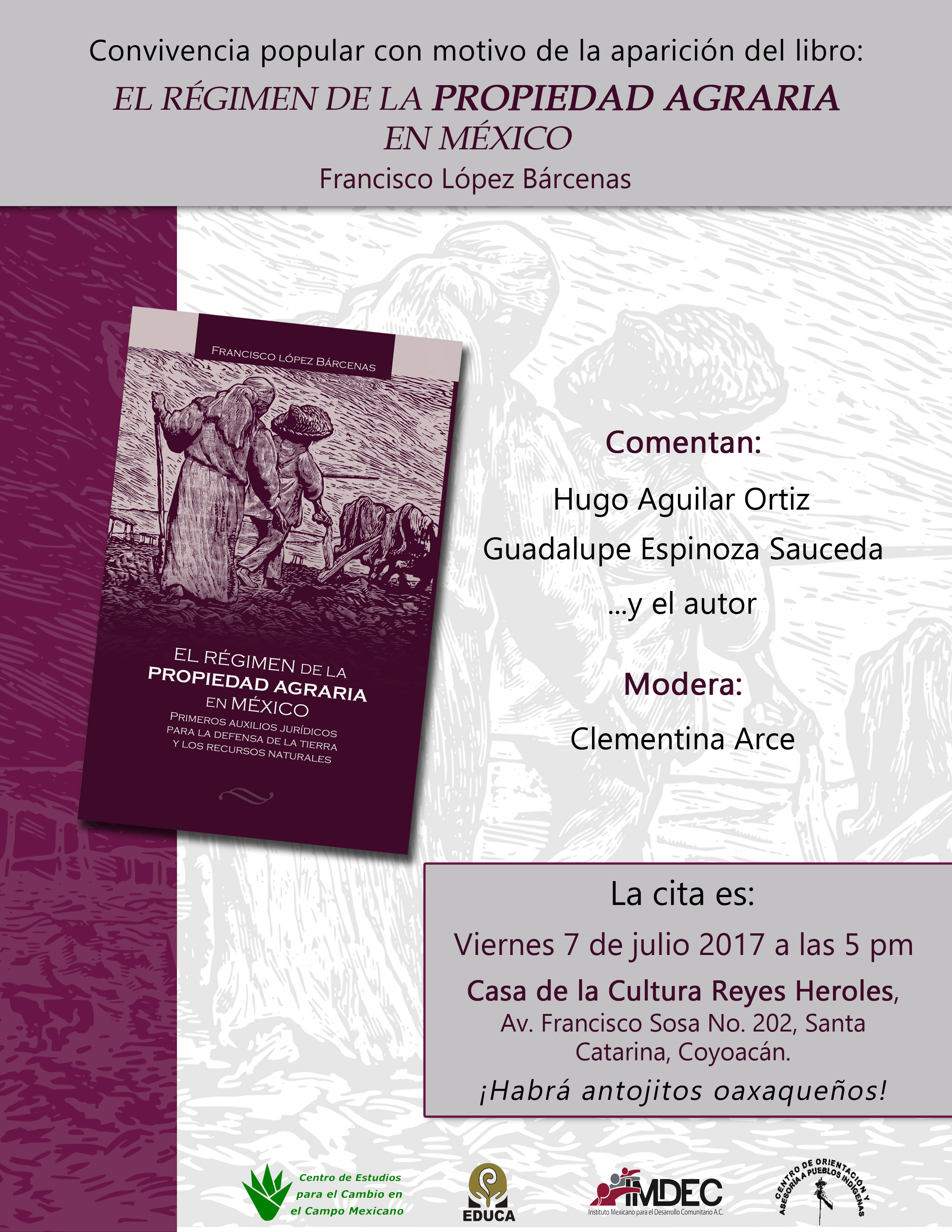 Presentación del libro «El régimen de la propiedad agraria en México»
