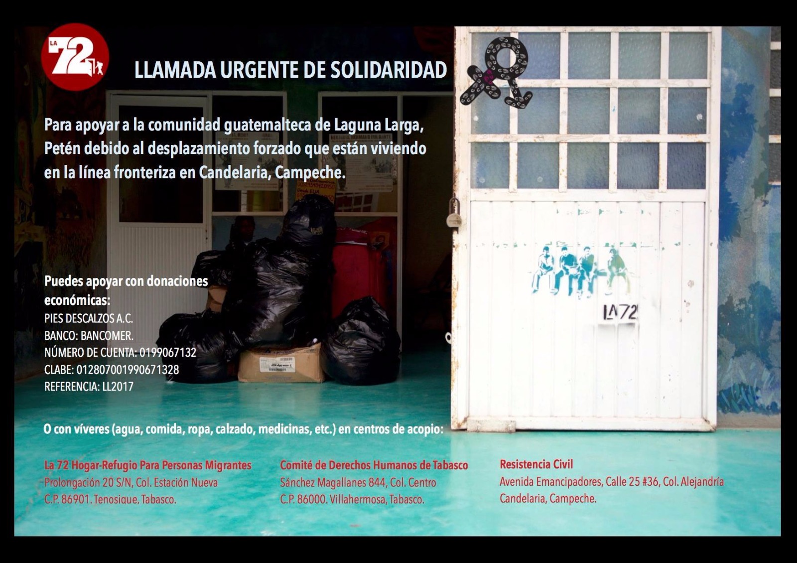 Llamada a apoyar a la comunidad guatemalteca desplazada forzosamente