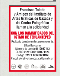 Donativos para Oaxaca