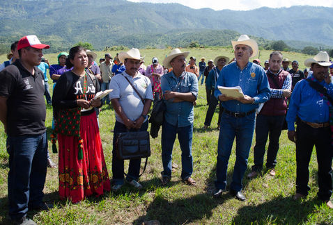 Restituyen 63 hectáreas a wixárikas de Huajimic
