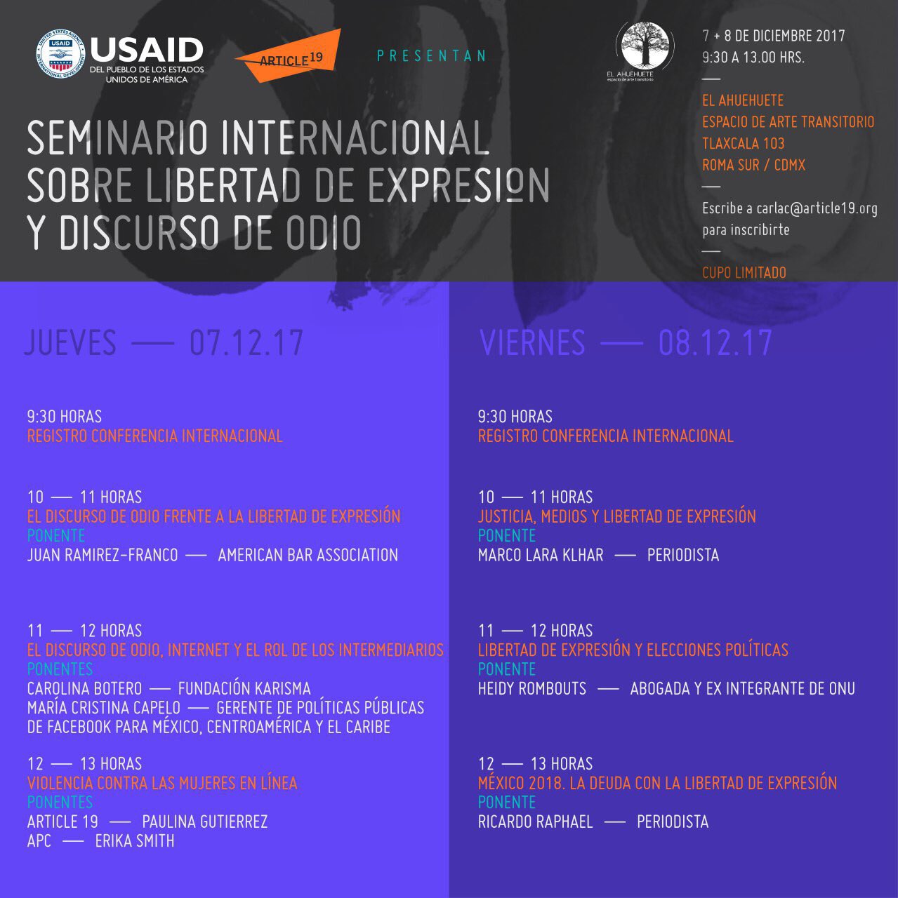 Seminario Internacional Sobre la Libertad de Expresión y Discurso de Odio